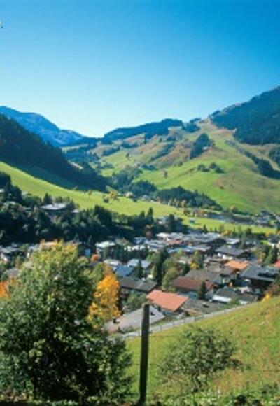 Blick auf Hinterglemm