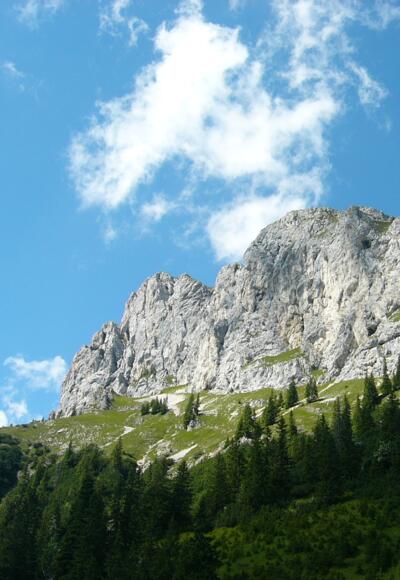 Imposanter Bergblick