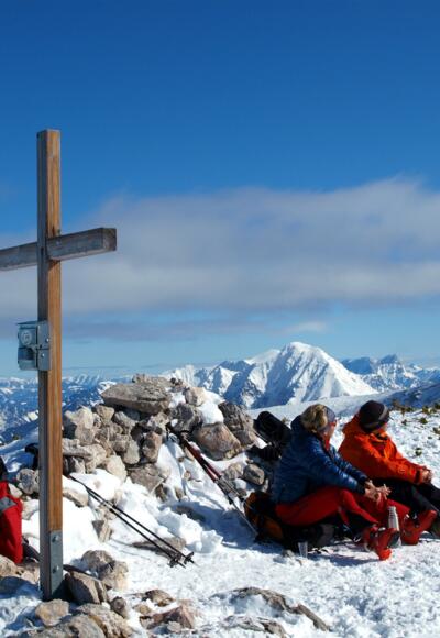 Gipfelkreuz mit Pyhrgas