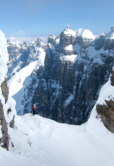 Zurück an der Schneetalscharte.