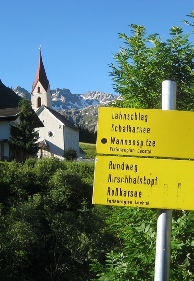 Start in Gramaismit Blick in unsere Zielrichtung