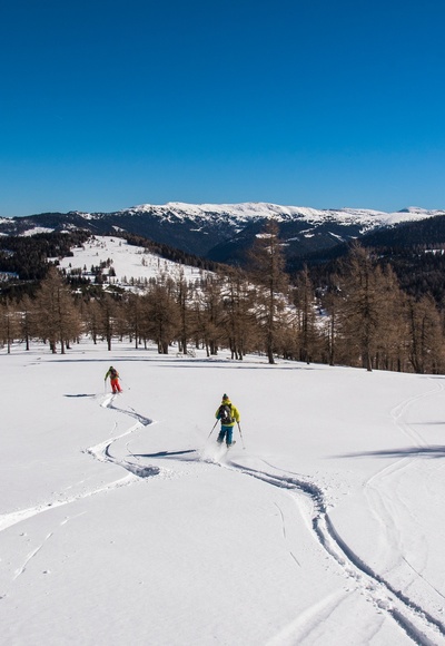 Skidurchquerung Nockberge-Trail, Etappe1