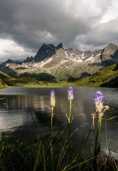 Langsee im hinteren Silbertal mit Patteriol