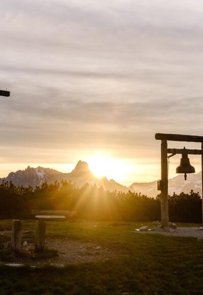 Sonnenaufgang am Gipfel