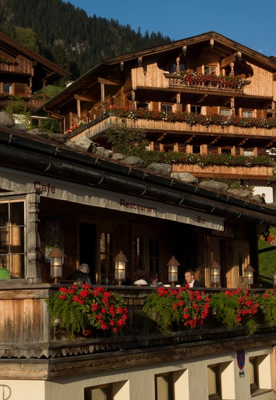 Dorfzentrum Alpbach im Sommer