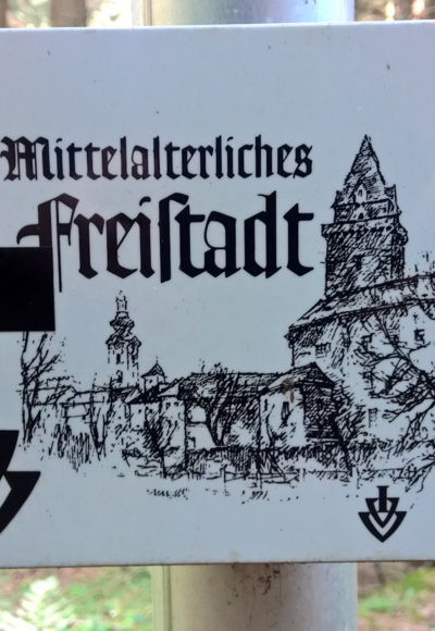 Wegweiser des Wanderweges