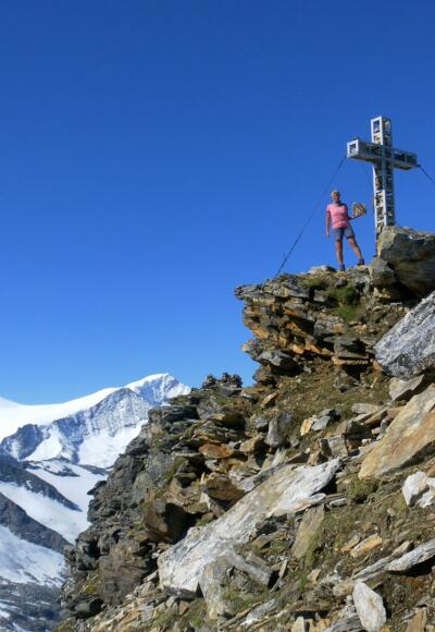 Larmkogelgipfel vor Venediger Eisriesen