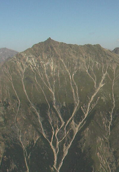 Blick auf das Hörndle vom Gamskogel