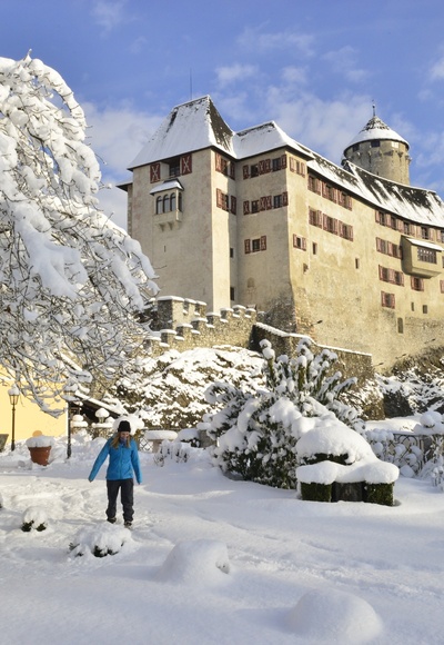 Winterwandern im Schlosspark Matzen