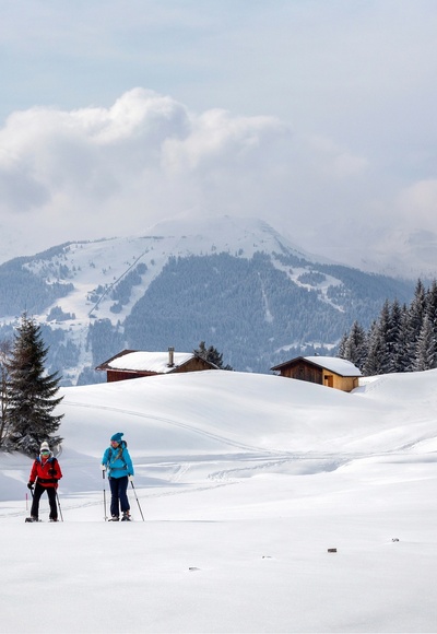 Schneeschuhwanderung Historisches Bergwerk
