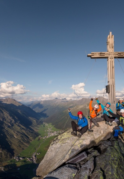 Klettersteig Silvapark Ballunspitze