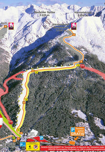 Rosshütte Aufstiegsituation Tag oder Nacht Flagge