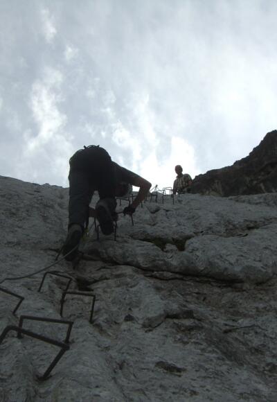 Klettersteig Blodigrinne - Drusenfluh
