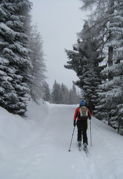 Aufstieg in Richtung Schatzberg