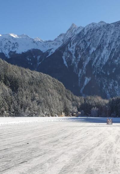 Eislaufen am Piburger See