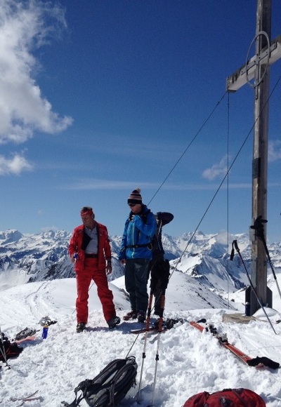 Leute am Portlahorn / Damüls