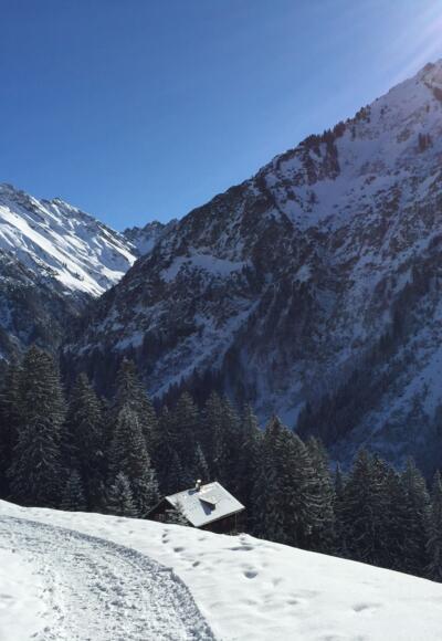 Blick zurück ins Tal