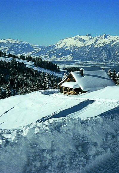 Rheintalpanorama bei der Madlensalpe