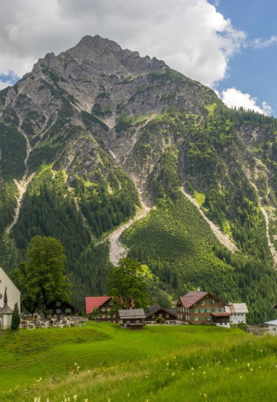 Blick auf Mittelberg