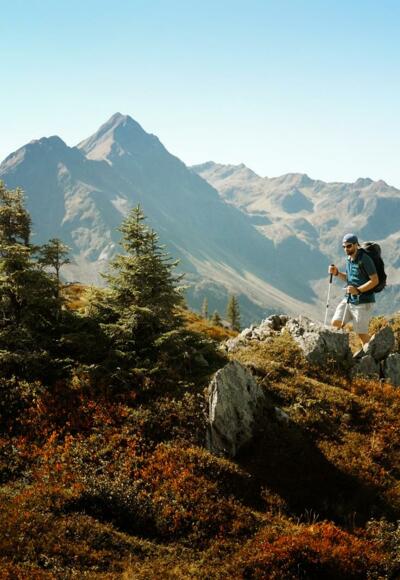 Herbststimmung auf dem Weg zum Muttjöchle