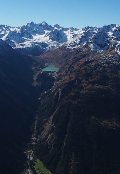 Blick in die Silvretta von der Versallspitze