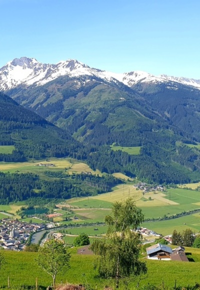 Panorama von Röderlehen über das Salzachtal