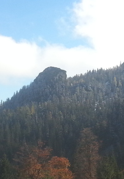 erster Blick auf den Abendstein