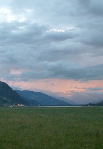 Abendstimmung im Naturschutzgebiet am Südufer