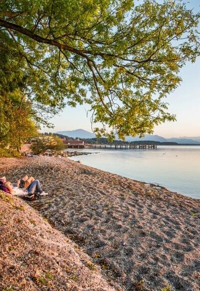 Entspannen mit Blick auf den Chiemsee