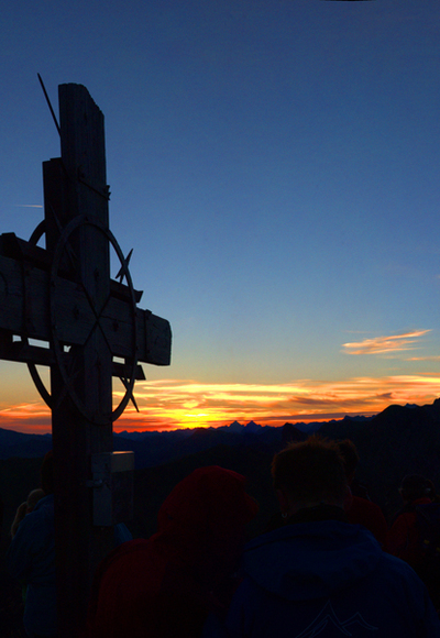 Sonnenaufgang Zafernhorn Faschina