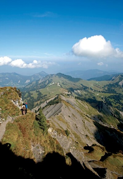 Abstieg vom Hohen Freschen