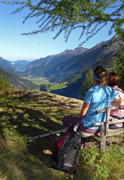 Blick nach Längenfeld