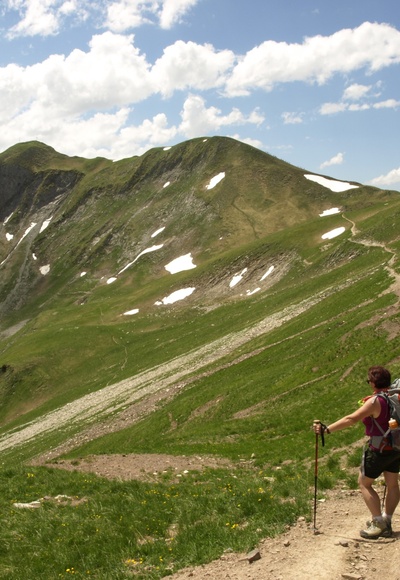 Auf dem Panoramaweg von der Jöchlspitze zur Bernhardseckhütte