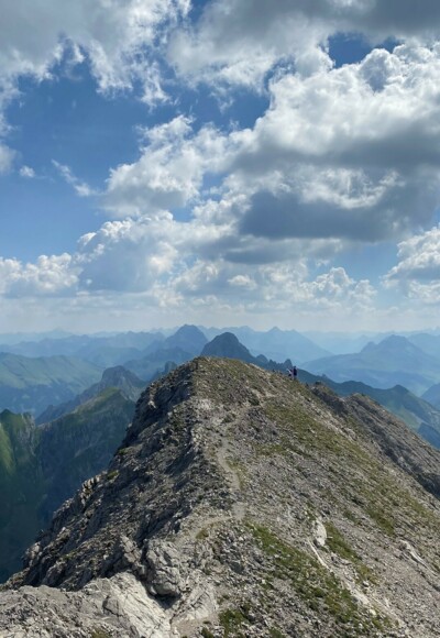 Gratwanderung zum Gipfel