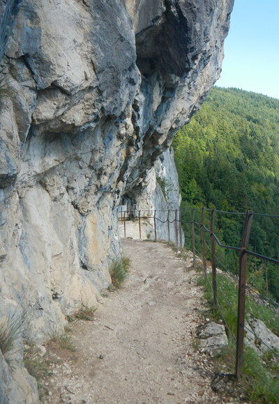 Wanderweg entlang der &quot;Ewigen Wand&quot;