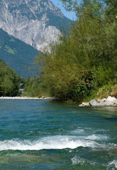 Entlang der Ill in Tschagguns