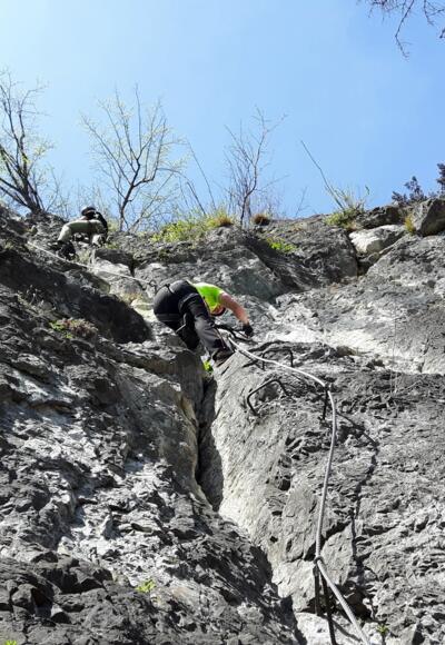 Am Francesco Tarmannsteig Klettersteig