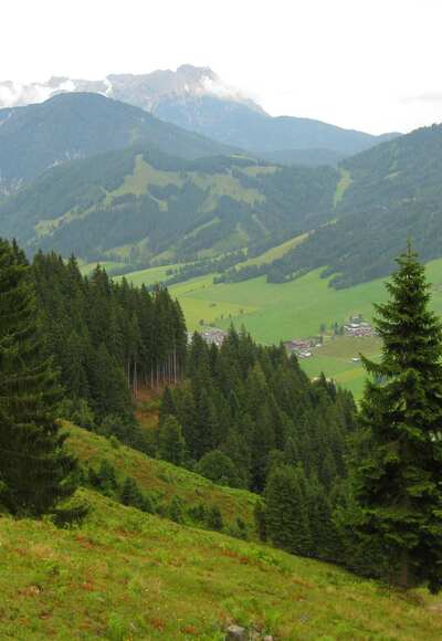 Unterwegs am St. Jakober Höhenweg 1