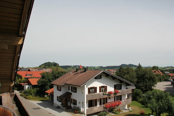 Ausblick vom Balkon