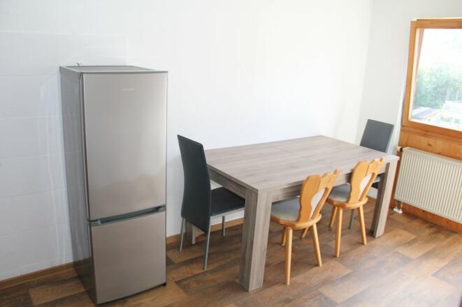 Küche/Essbereich FeWo Gams