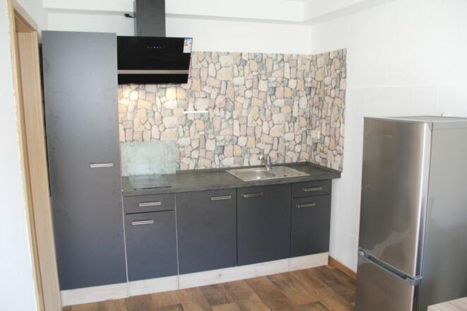 Küche/Essbereich FeWo Gams