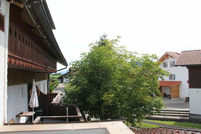 Ausblick vom Balkon