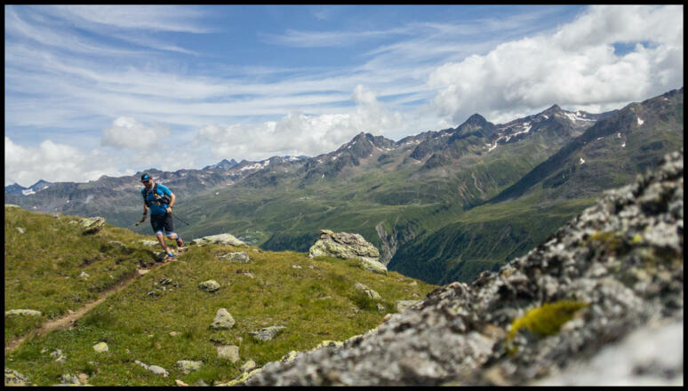 Herrliche Trails oberhalb von Obergurgl.