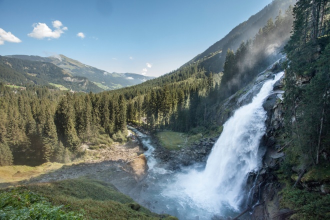 Dieser Ausblick - wir lieben den Blick auf den untersten Wasserfall
