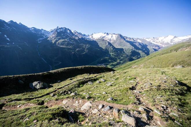 Blick in die Gletscherwelt am Alpenhauptkamm