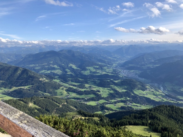 Ausblick auf das Salzachtal - Werfener Hütte