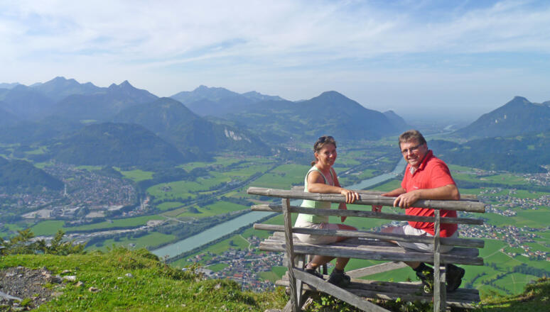 Aussicht von Ritzau ins Inntal, Blick Richtung Norden