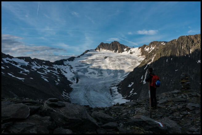 Die Hochwilde mit ihrem Langtalerferner.