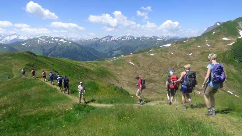 Wandern in den Kitzbüheler Grasbergen