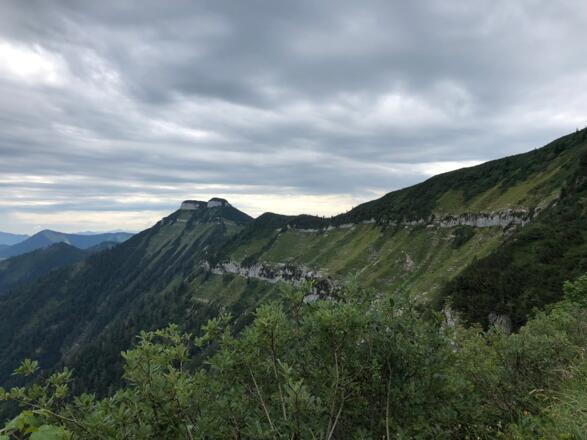 Blick auf die Osterhorngruppe